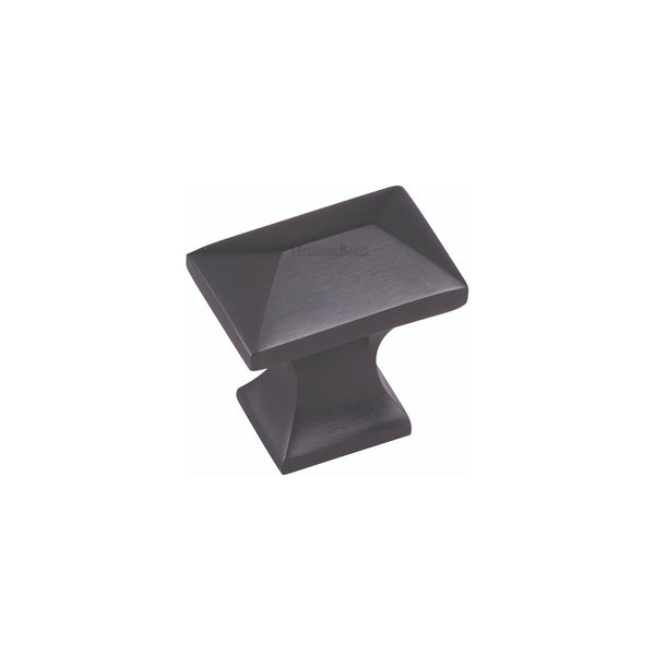 Pyramid Cabinet Knob by M Marcus - Heritage Brass