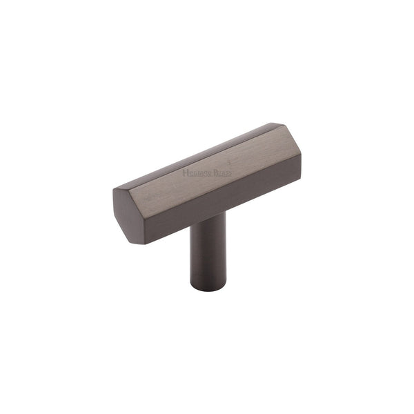 Hexagon T-Bar Cabinet Knob by M Marcus - Heritage Brass