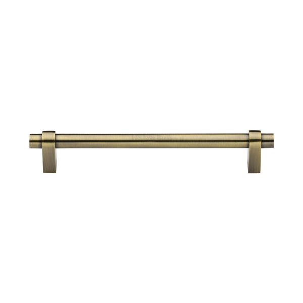 M Marcus - Heritage Brass, Industrial Cabinet Pull Handle, Cabinet Hardware, Cabinet Pull Handles