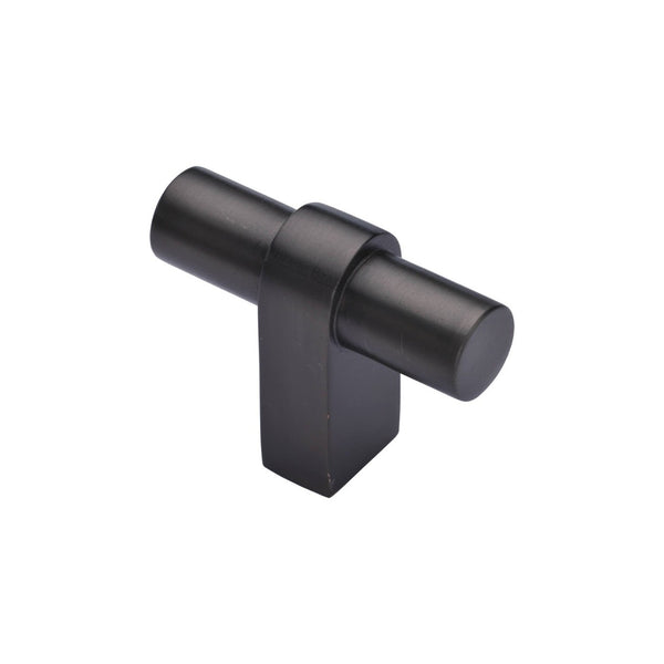 Industrial T-Bar Cabinet Knob by M Marcus - Heritage Brass