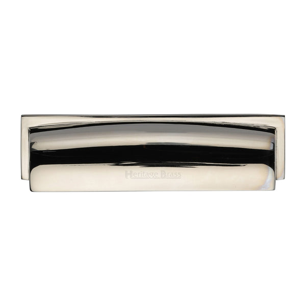 M Marcus - Heritage Brass, Shropshire Drawer Pull Handle, Cabinet Hardware, Drawer Cup Pulls