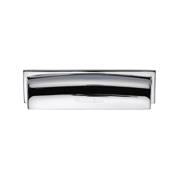 M Marcus - Heritage Brass, Shropshire Drawer Pull Handle, Cabinet Hardware, Drawer Cup Pulls