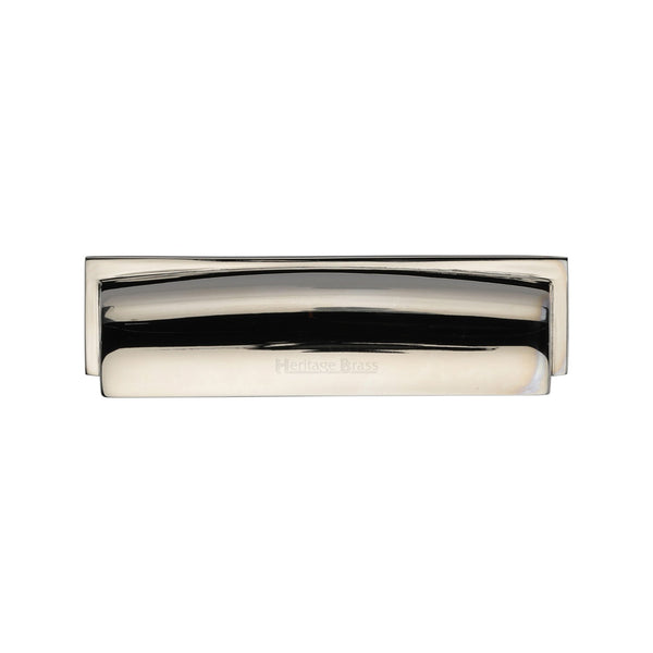 M Marcus - Heritage Brass, Shropshire Drawer Pull Handle, Cabinet Hardware, Drawer Cup Pulls