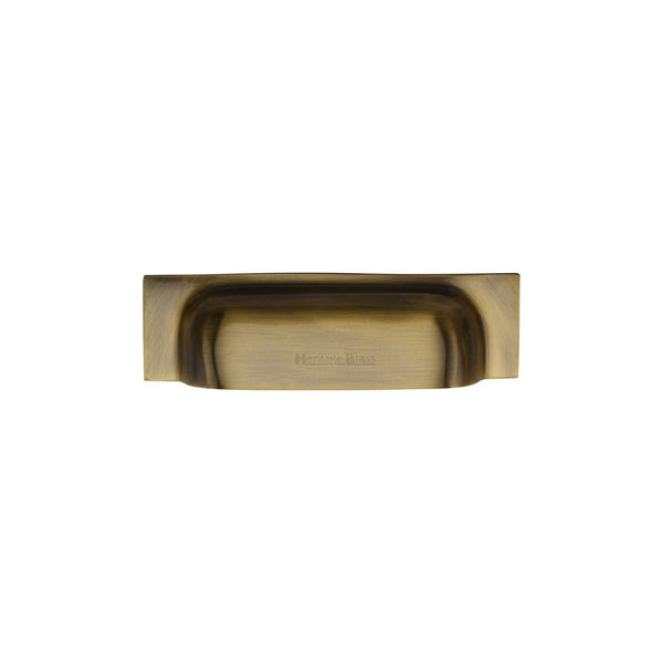 Military Cabinet Drawer Pull by M Marcus - Heritage Brass