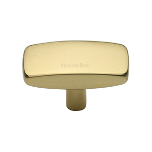 Rectangular Cabinet Knob by M Marcus - Heritage Brass