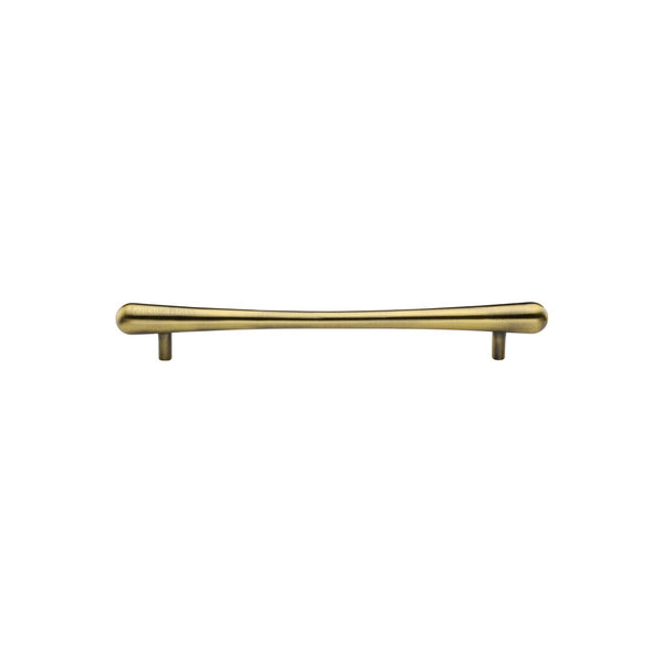 T-Bar Raindrop Cabinet Pull Handle by M Marcus - Heritage Brass