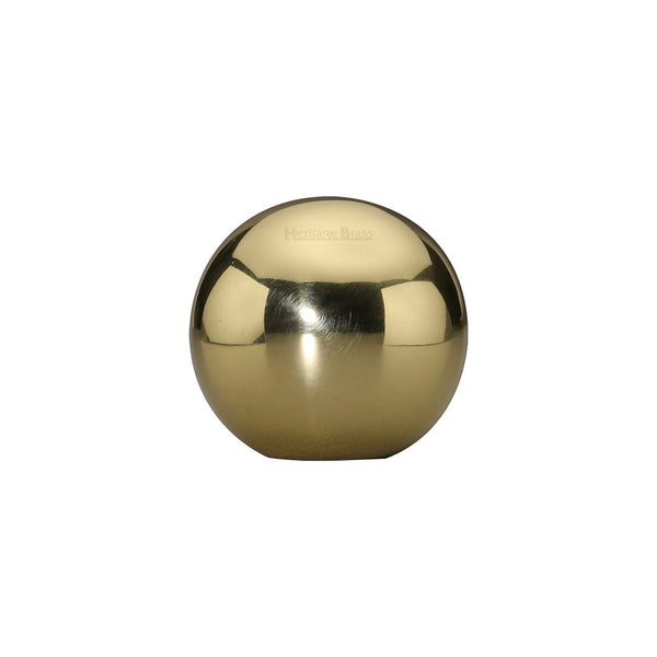 Globe Cabinet Knob by M Marcus - Heritage Brass