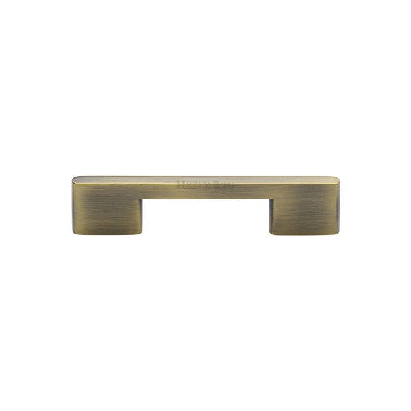 M Marcus - Heritage Brass, Slim Metro Cabinet Pull Handle, Cabinet Hardware, Cabinet Pull Handles