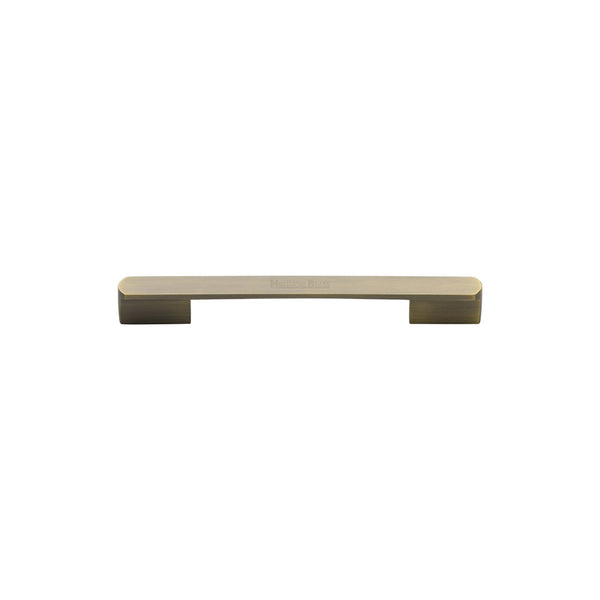Bridge Cabinet Pull Handle - Antique Brass - 128-160mm