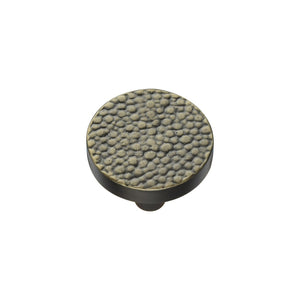 Round Stingray Cabinet Knob by M Marcus - Heritage Brass