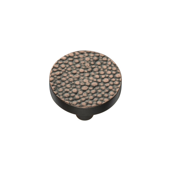 Round Stingray Cabinet Knob by M Marcus - Heritage Brass