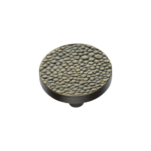 Round Stingray Cabinet Knob by M Marcus - Heritage Brass