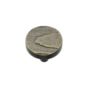 Round Pine Cabinet Knob by M Marcus - Heritage Brass