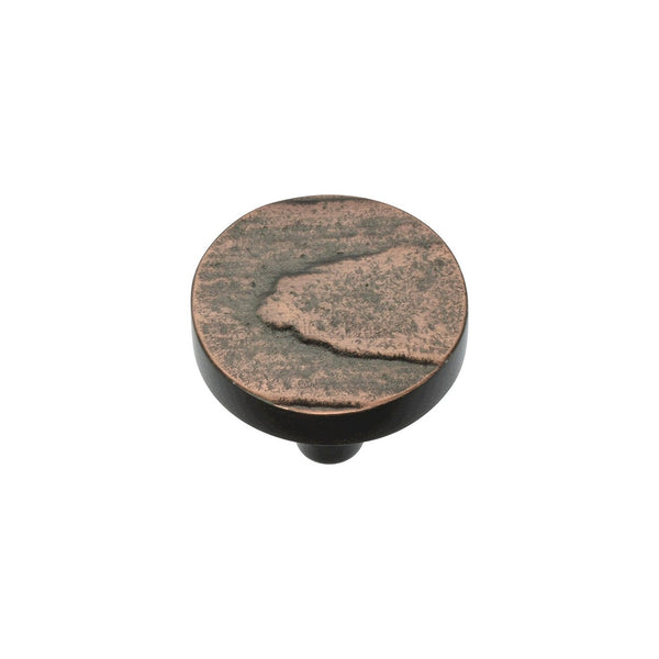 Round Pine Cabinet Knob by M Marcus - Heritage Brass