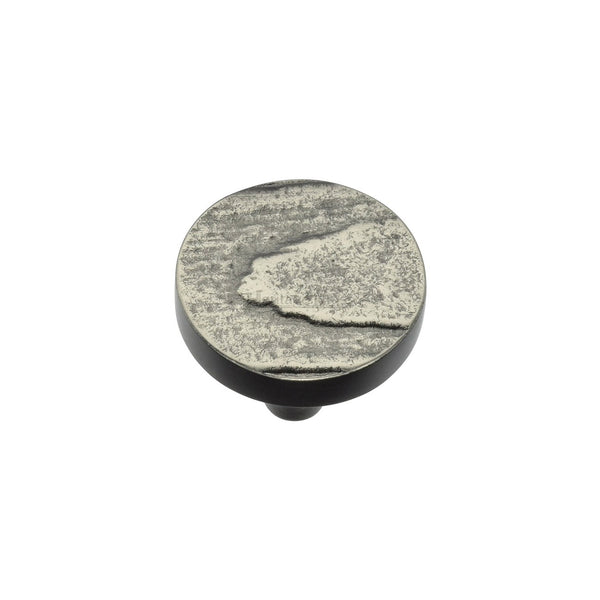 Round Pine Cabinet Knob by M Marcus - Heritage Brass