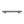Pine Cabinet Pull Handle by M Marcus - Heritage Brass