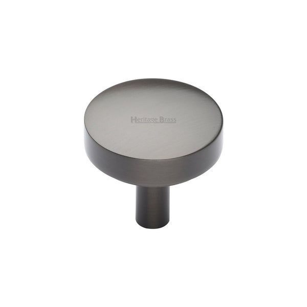Domed Disc Cabinet Knob by M Marcus - Heritage Brass