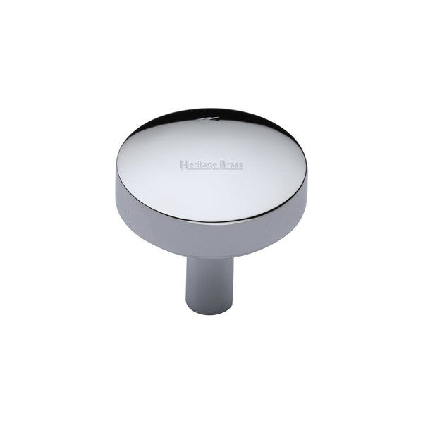 Domed Disc Cabinet Knob by M Marcus - Heritage Brass