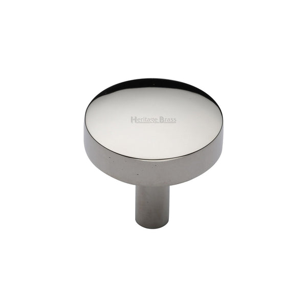 Domed Disc Cabinet Knob by M Marcus - Heritage Brass