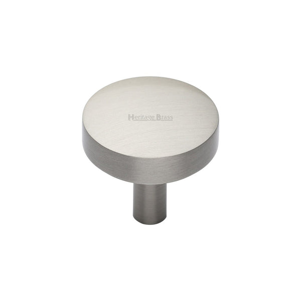 Domed Disc Cabinet Knob by M Marcus - Heritage Brass