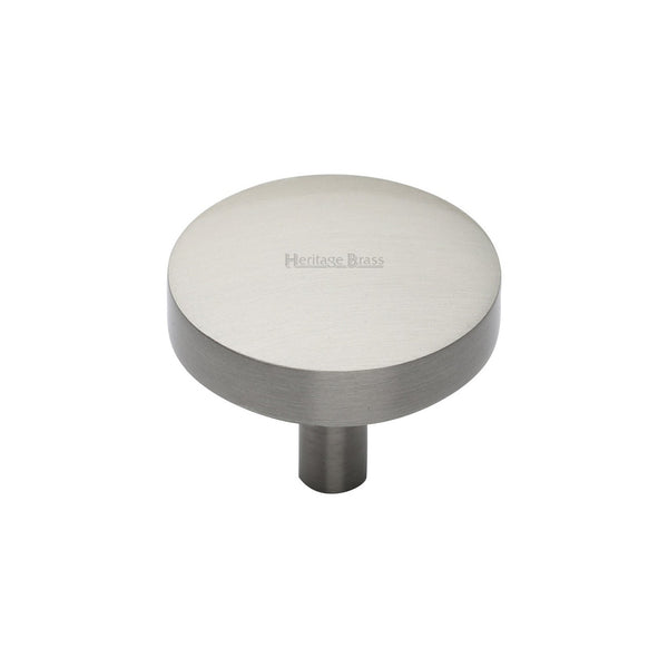 Domed Disc Cabinet Knob by M Marcus - Heritage Brass