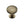 Round Hammered Cabinet Knob with Rose by M Marcus - Heritage Brass