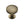 Round Hammered Cabinet Knob with Rose by M Marcus - Heritage Brass