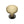 Round Hammered Cabinet Knob with Rose by M Marcus - Heritage Brass