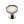Round Hammered Cabinet Knob with Rose by M Marcus - Heritage Brass