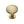 Round Hammered Cabinet Knob with Rose by M Marcus - Heritage Brass