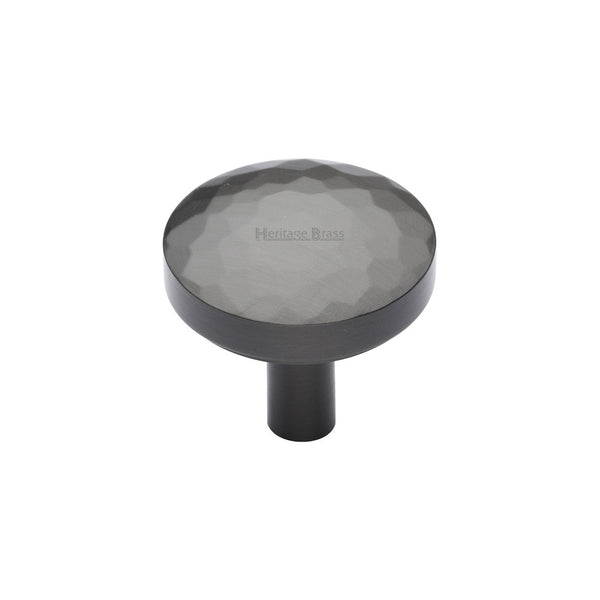 Round Hammered Cabinet Knob by M Marcus - Heritage Brass