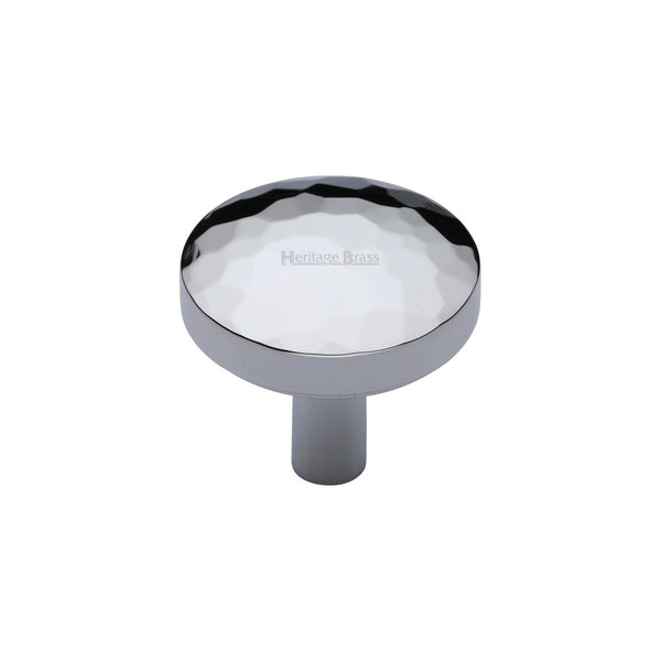 Round Hammered Cabinet Knob by M Marcus - Heritage Brass