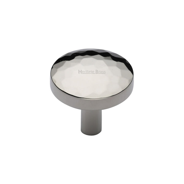Round Hammered Cabinet Knob by M Marcus - Heritage Brass