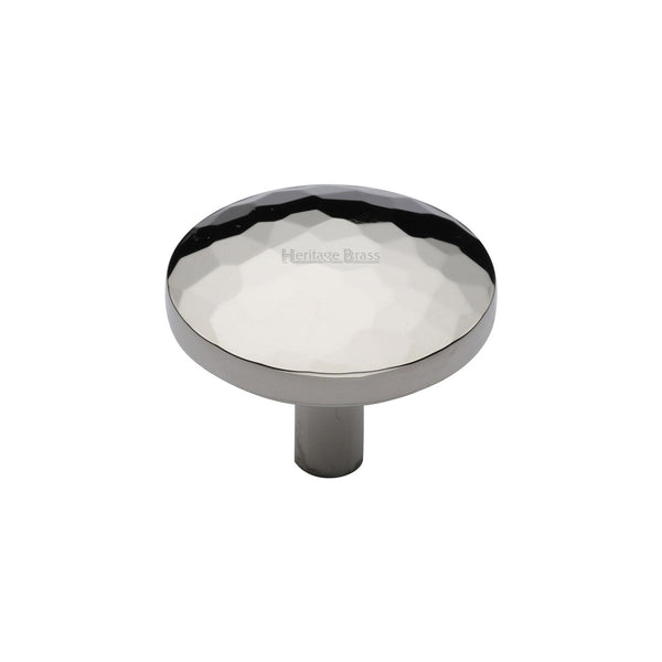 Round Hammered Cabinet Knob by M Marcus - Heritage Brass