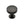 Domed Disc Cabinet Knob with Rose by M Marcus - Heritage Brass