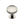 Domed Disc Cabinet Knob with Rose by M Marcus - Heritage Brass
