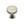 Domed Disc Cabinet Knob with Rose by M Marcus - Heritage Brass