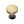 Domed Disc Cabinet Knob with Rose by M Marcus - Heritage Brass