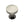 Domed Disc Cabinet Knob with Rose by M Marcus - Heritage Brass