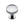 Domed Disc Cabinet Knob with Rose by M Marcus - Heritage Brass