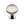 Domed Disc Cabinet Knob with Rose by M Marcus - Heritage Brass