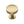 Domed Disc Cabinet Knob with Rose by M Marcus - Heritage Brass