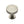 Domed Disc Cabinet Knob with Rose by M Marcus - Heritage Brass