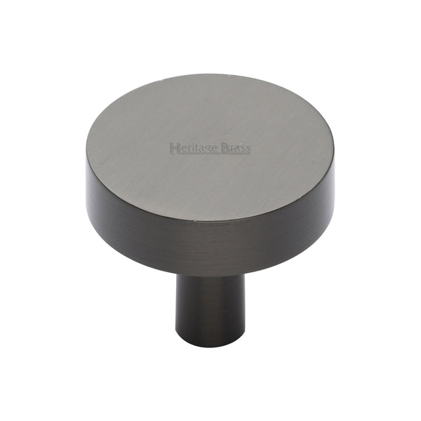 Disc Cabinet Knob by M Marcus - Heritage Brass