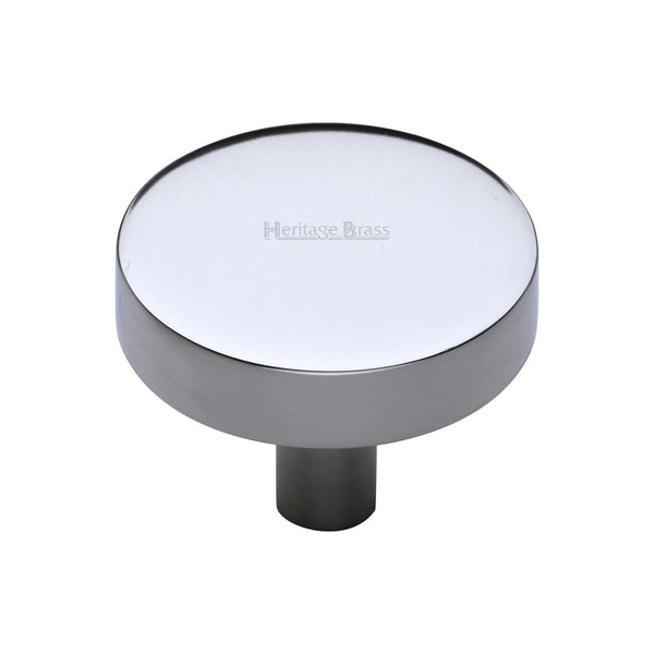 Disc Cabinet Knob by M Marcus - Heritage Brass