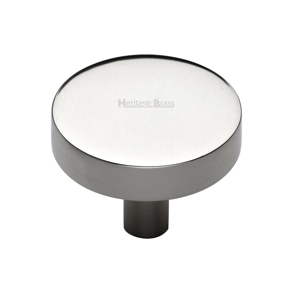 Disc Cabinet Knob by M Marcus - Heritage Brass