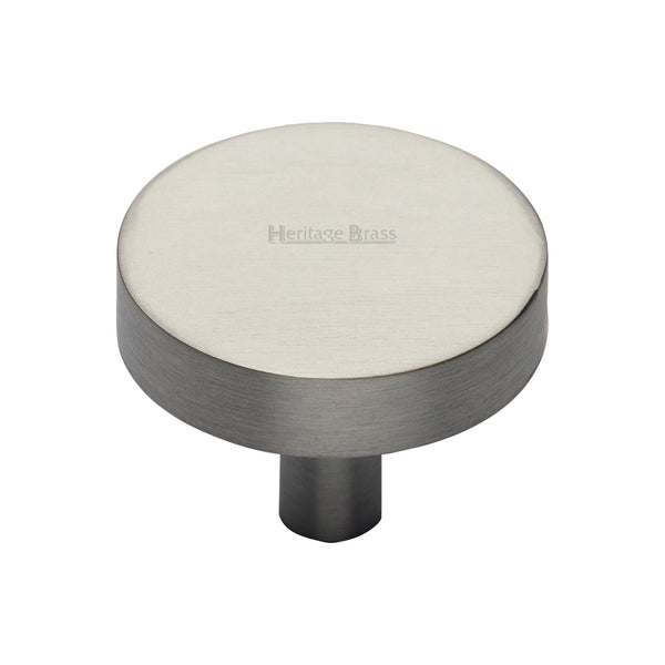 Disc Cabinet Knob by M Marcus - Heritage Brass