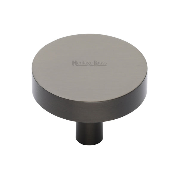 Disc Cabinet Knob by M Marcus - Heritage Brass