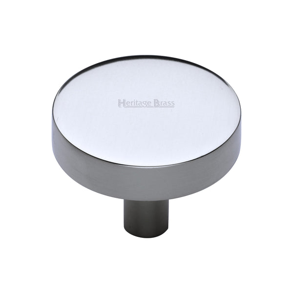 Disc Cabinet Knob by M Marcus - Heritage Brass