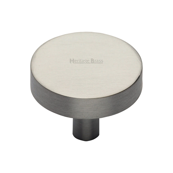 Disc Cabinet Knob by M Marcus - Heritage Brass